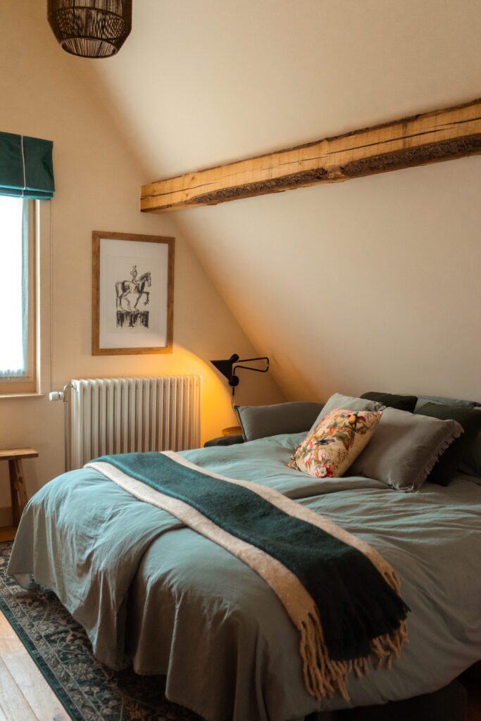Slaapkamer van accommodatie Het Terphuis