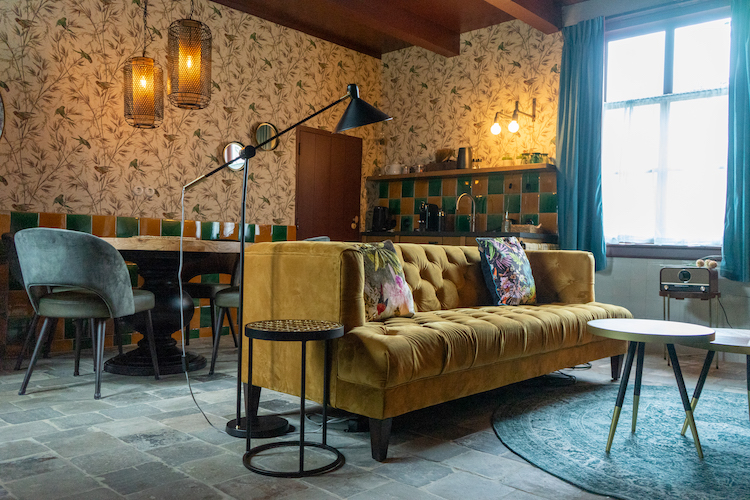 Woonkamer Bed & Breakfast Het Terphuis in Poortugaal